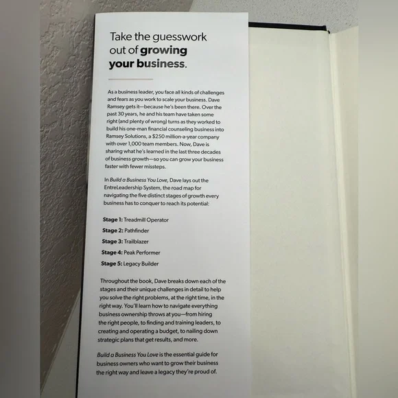 Dave Ramsey Book 'Build a Business You Love' - Picture 4 of 7